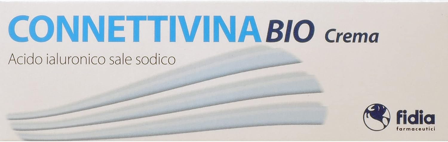 Fidia - Connettivina Bio Crema - Per irritazioni cutanee e lesioni, ustioni ferite acute e incisioni post-operatorie, formato da 25 g